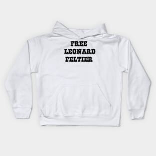 Free Leonard Peltier Kids Hoodie